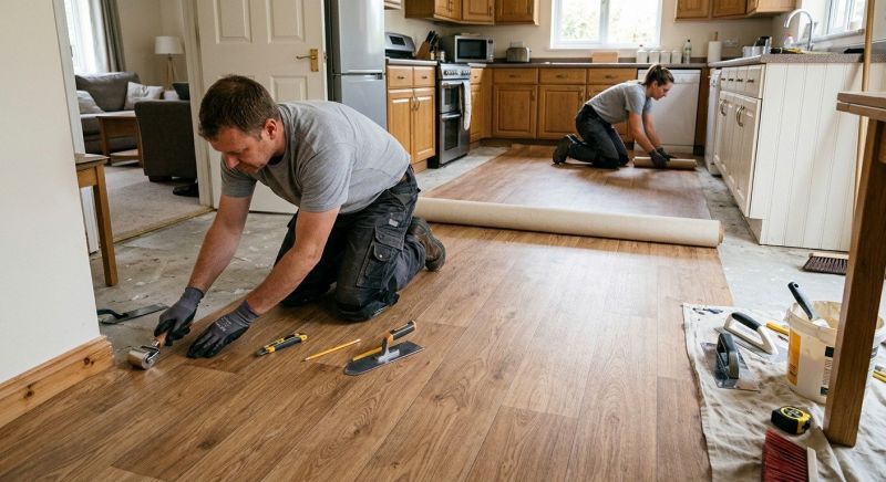 Linoleum Flooring Replacement in Camarillo, CA