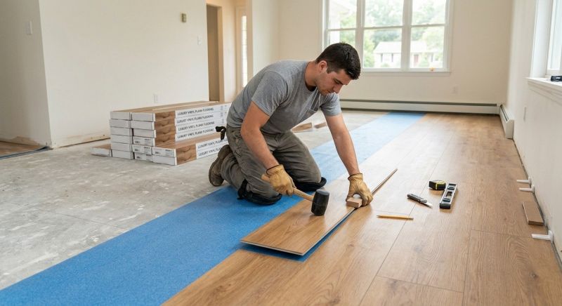 Vinyl Plank Floor Installation in Camarillo, CA