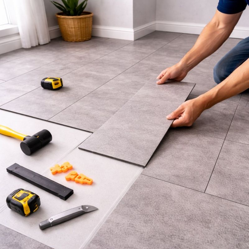 Vinyl Tile Installation in Camarillo, CA